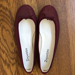 Burgundy Repetto Shoes